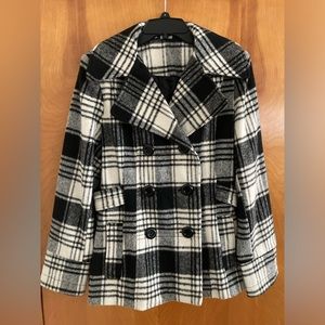 B&W Plaid Jacket
